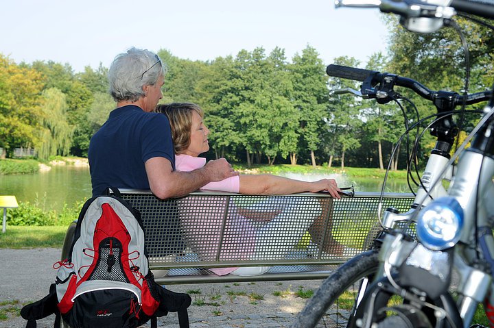 Bad Gögging - Fahrrad im Park